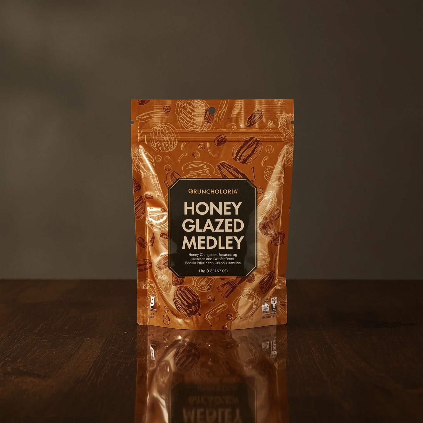 Qruncholoria Honey Glazed Nut Medley