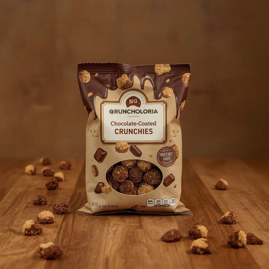 Qruncholoria Chocolate-Coated Crunchies